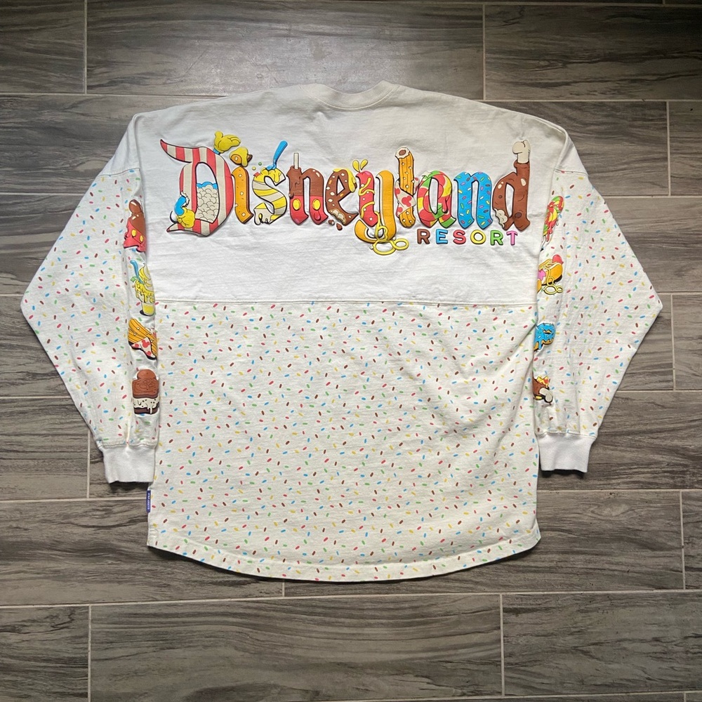 Disney food spirit jersey- White with Colorful Print